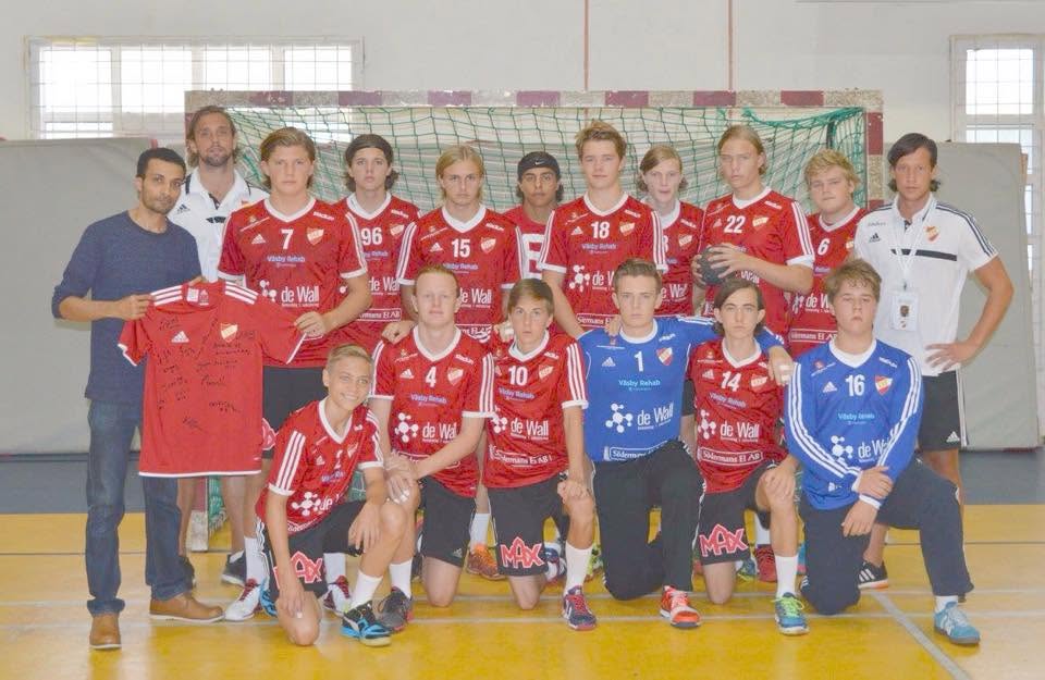 Youth football team at a training camp organized by World Wide Concept Trading