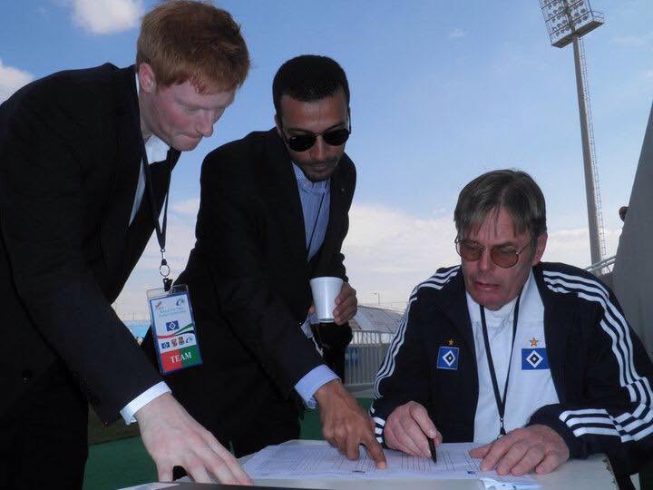 Match coordination with club officials